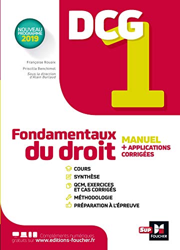 Stock image for DCG 1 - Fondamentaux du droit - Manuel et applications for sale by WorldofBooks