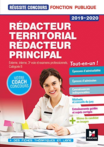 Stock image for Russite Concours - Rdacteur territorial/Rdacteur principal - 2019-2020 - Prparation complte for sale by Ammareal
