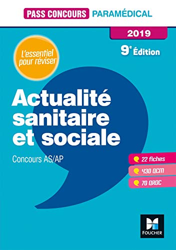 Stock image for Pass'Concours Actualit sanitaire et sociale - AS-AP 2019 - Rvision et entranement for sale by Ammareal