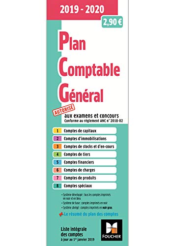 Beispielbild fr Plan comptable gnral - PCG - 2019-2020 zum Verkauf von Ammareal