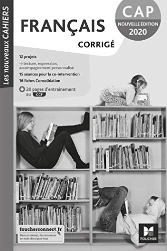 Beispielbild fr Les nouveaux cahiers - FRANCAIS CAP - Ed. 2020 - Corrig [Broch] Sendre-Hadar, Michle zum Verkauf von BIBLIO-NET