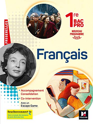 Beispielbild fr Passerelles - FRANCAIS 1re bac pro - Ed. 2020 - Livre lve zum Verkauf von Ammareal