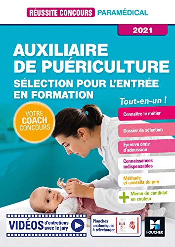 Imagen de stock para Auxiliaire de Pu�riculture S�lection pour entrer en formation