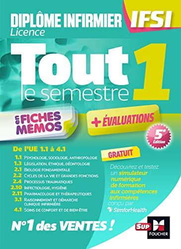 Stock image for Tout le semestre 1 en fiches memos - diplome IFSI for sale by LiLi - La Libert des Livres