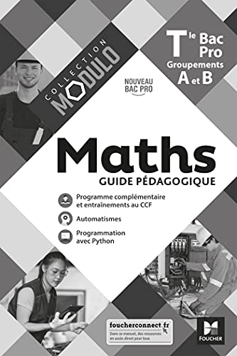 Beispielbild fr Modulo - MATHS - Tle Bac Pro Groupements A et B - d. 2021 - Guide pdagogique zum Verkauf von Gallix