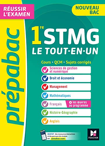 Beispielbild fr Prpabac 1re STMG - Toutes les matires - Cours et entranement au contrle continu 2024 zum Verkauf von Gallix