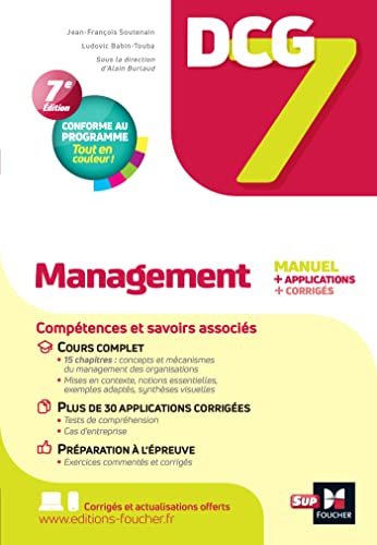 Stock image for DCG 7 - Management - 7e dition - Manuel et applications for sale by Gallix