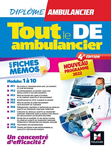 9782216168057: Tout le DE Ambulancier en fiches mmos: Modules 1  10 en fiches mmos - Rvision