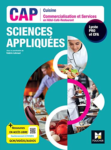 Beispielbild fr SCIENCES APPLIQUEES - CAP Cuisine Commercialisation Services HCR - Ed. 2023 - Livre lve: CAP cuisine. CAP commercialisation et services en htel-caf-restaurant zum Verkauf von Buchpark