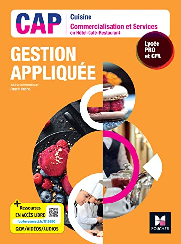 9782216168583: Gestion applique - CAP - Cuisine&Commercialisation Services - Ed. 2023