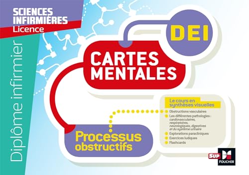 Stock image for Diplme Infirmier - IFSI - Cartes mentales - UE 2.8 - Processus obstructifs for sale by Ammareal