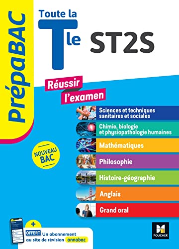 Imagen de archivo de PREPABAC - Toute la terminale ST2S - Contr´le continu et ©preuves finales - R©vision [FRENCH LANGUAGE - Soft Cover ] a la venta por booksXpress