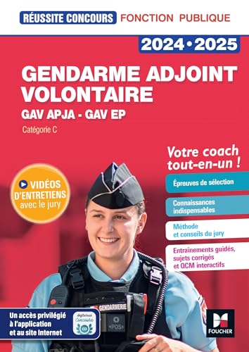 9782216171170: Russite Concours - Gendarme adjoint volontaire - APJA et EP- 2024-2025 - Prparation complte