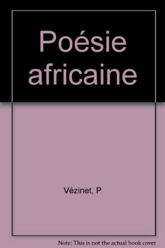Stock image for Po�sie africaine for sale by Wonder Book