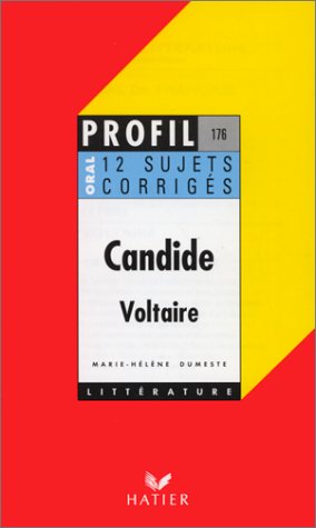 Stock image for CANDIDE (1759), VOLTAIRE. Oral de franais, 12 sujets corrigs for sale by Ammareal