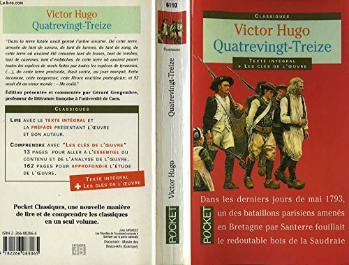 Beispielbild fr Quatrevingt-treize", Victor Hugo, une oeuvre : Complments pdagogiques, la Rvolution franaise, un thme. zum Verkauf von medimops