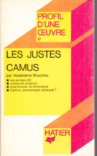 Stock image for Profil d'une oeuvre : Les justes, de Camus for sale by Ammareal