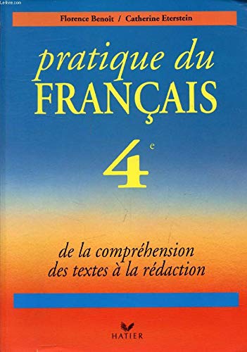 Imagen de archivo de Pratique Du Franais 4me a la venta por RECYCLIVRE