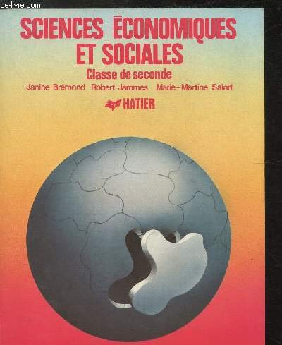 Imagen de archivo de Sciences conomiques et sociales a la venta por Librairie Th  la page