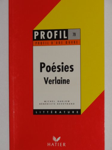 Stock image for Profil d'une oeuvre : Posies, Verlaine for sale by medimops