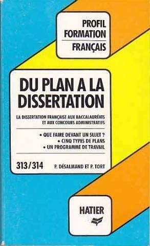 9782218039232: Profil Formation Franais : du plan  la dissertation