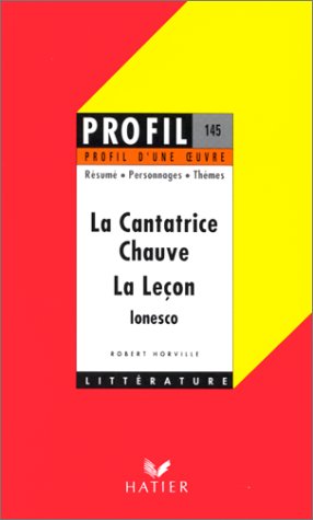 Stock image for Cantatrice Chauve la Lecon for sale by Better World Books