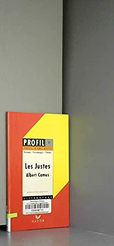 Imagen de archivo de Profil Formation: Camus: Les Justes a la venta por ThriftBooks-Atlanta