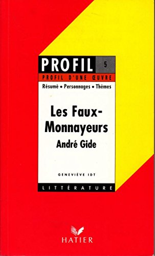 Beispielbild fr Profil d'Une Oeuvre: Gide: Les Faux-Monnayeurs zum Verkauf von medimops
