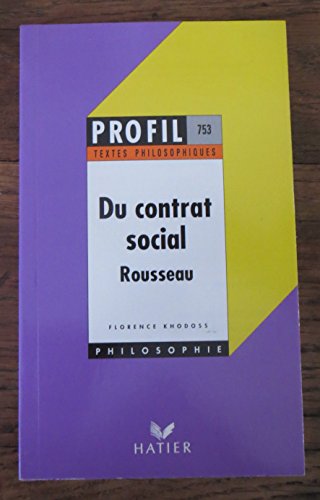 Beispielbild fr Du contrat social. Livres I et II. Rousseau zum Verkauf von Ammareal