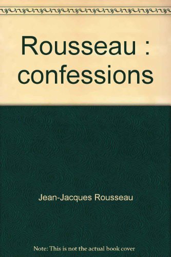 9782218052644: LES CONFESSIONS, ROUSSEAU