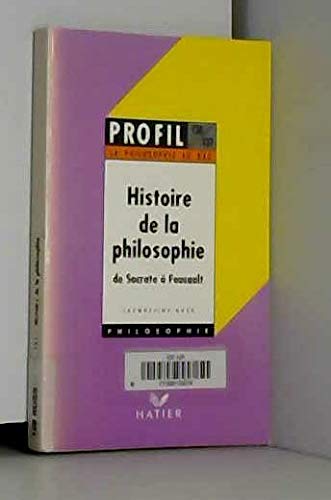 Beispielbild fr Histoire de la philosophie zum Verkauf von medimops