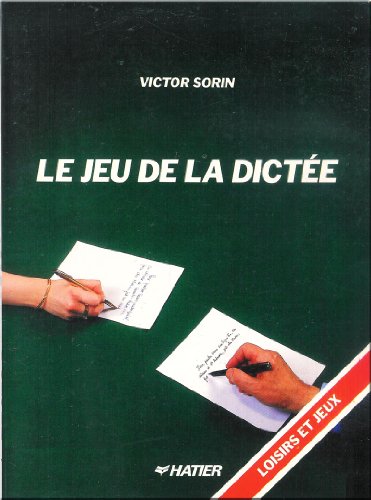 Beispielbild fr Le jeu de la dict�e zum Verkauf von Wonder Book