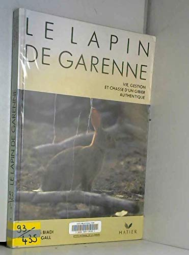 Stock image for Le Lapin De Garenne for sale by RECYCLIVRE