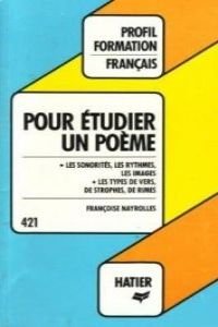 Stock image for Profil Formation: Pour Etudier Un Poeme (French Edition) for sale by Wonder Book