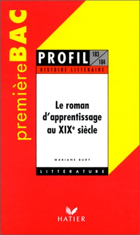 Beispielbild fr Le Roman d'apprentissage au XIXe sicle zum Verkauf von Ammareal