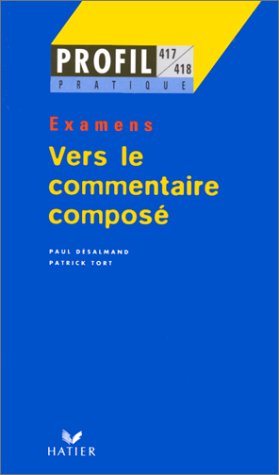 Stock image for Vers le commentaire compos for sale by medimops