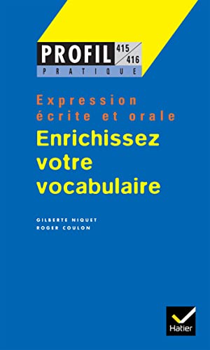 Stock image for Profil Pratique - Enrichissez votre vocabulaire for sale by ThriftBooks-Atlanta