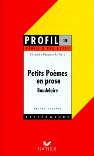 Beispielbild fr Petits po mes en prose" (1869), Baudelaire zum Verkauf von HALCYON BOOKS