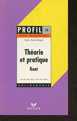 Imagen de archivo de Thorie et pratique, textes philosophiques a la venta por Ammareal