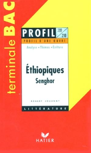 Beispielbild fr Profil d'une oeuvre : Ethiopiques, Senghor zum Verkauf von Ammareal