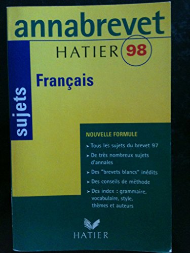Beispielbild fr Franais zum Verkauf von Ammareal