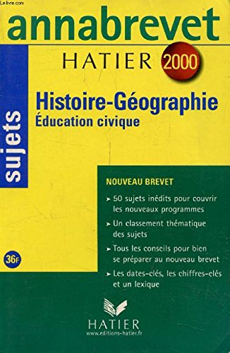 9782218720260: Histoire-gographie, ducation civique