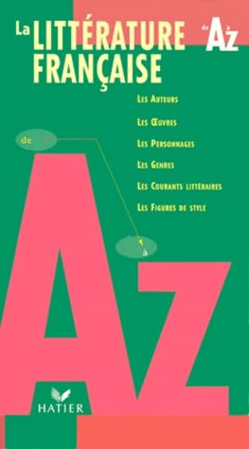 9782218720864: La littrature franaise de A  Z