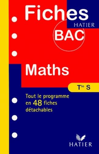 Stock image for Fiches Bac mathmatiques, terminale S for sale by Ammareal