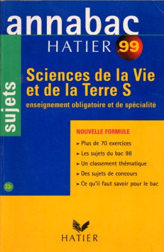 Sciences de la vie et de la terre : Terminale S 1999 corrig?s - Jacques Bergeron