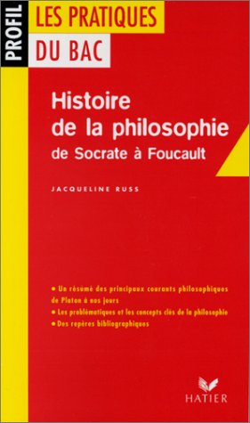 Beispielbild fr Profil les pratiques du bac - histoire de la philosophie zum Verkauf von medimops