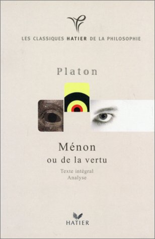 Stock image for Platon : Mnon ou de la vertu for sale by medimops