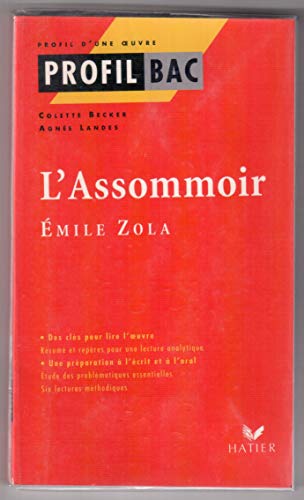 9782218729294: Profil d'une oeuvre : L'assommoir, Zola