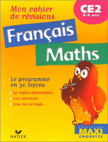 Stock image for Mon cahier de rvisions CE2 Franais / Maths for sale by Ammareal