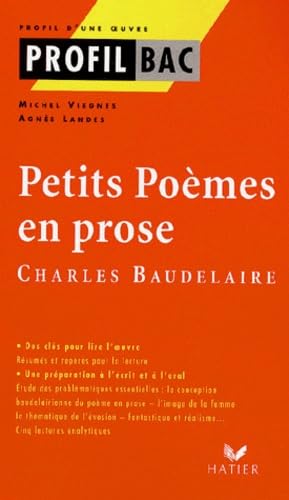 Stock image for Petits pomes en prose, Charles Baudelaire for sale by medimops